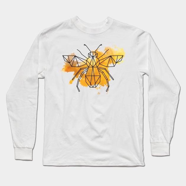 Geometric bee Long Sleeve T-Shirt by RosanneCreates